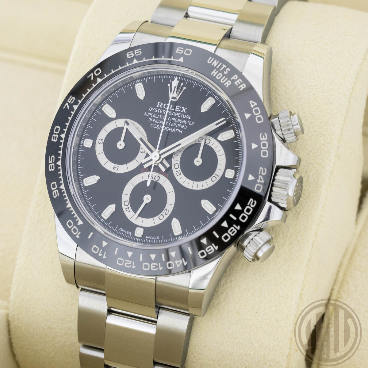 Rolex Daytona Black Dial | Lc100 | Orig.Invoice | Box and Papers | 2022
