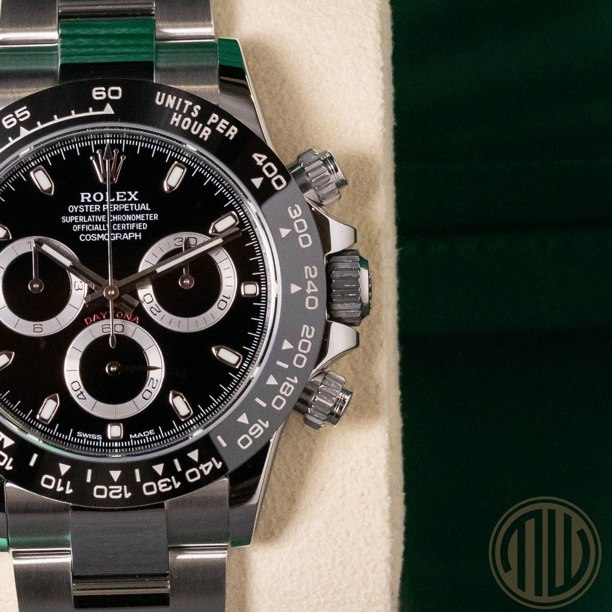 Rolex Daytona Black Dial | Lc100 | Orig.Invoice | Box and Papers | 2022