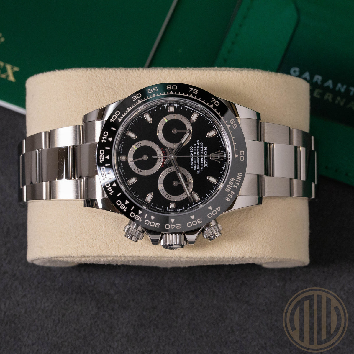 Rolex Daytona Black Dial | Lc100 | Orig.Invoice | Box and Papers | 2022