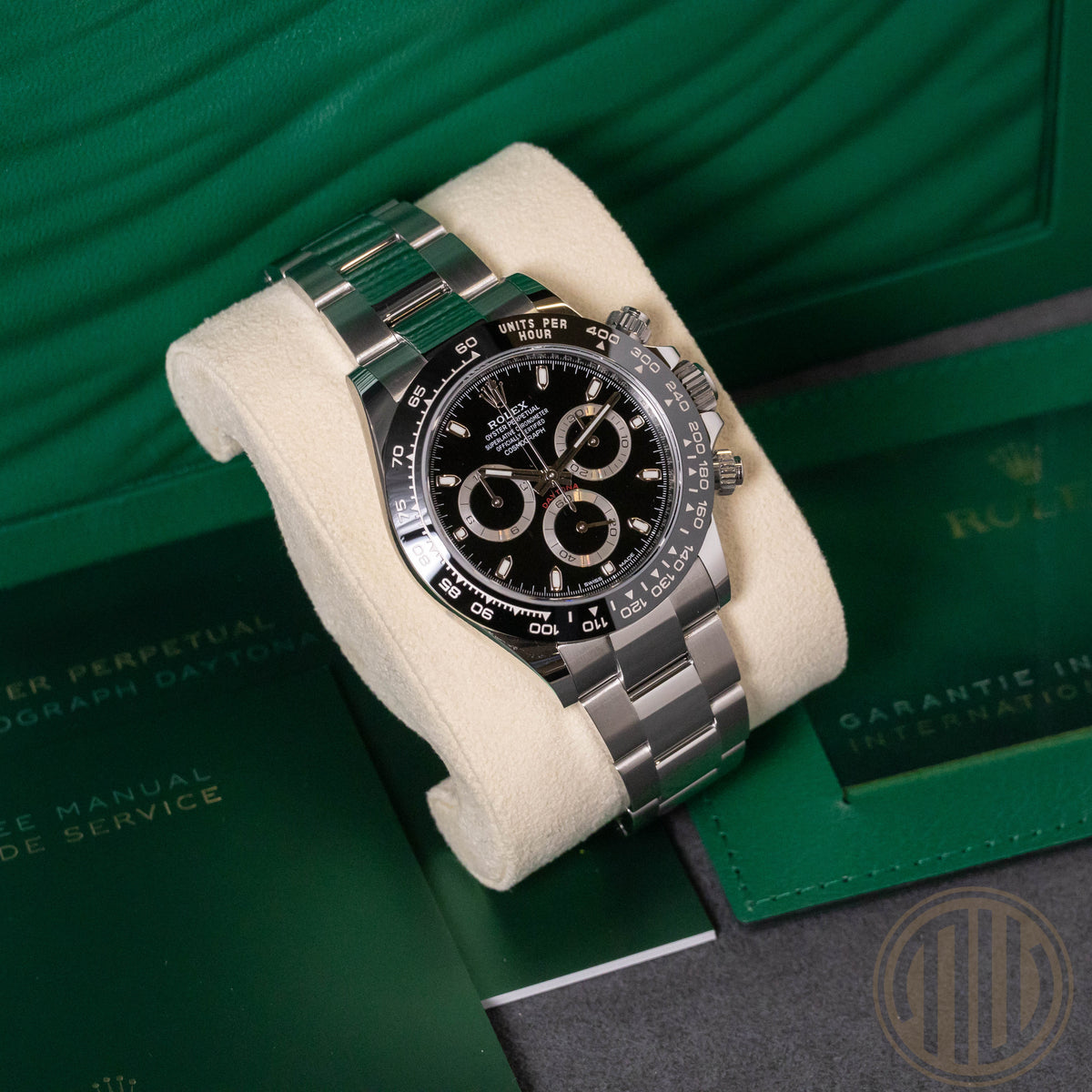 Rolex Daytona Black Dial | Lc100 | Orig.Invoice | Box and Papers | 2022