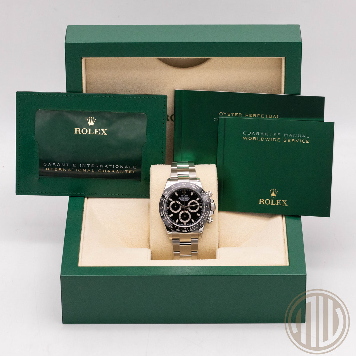 Rolex Daytona Black Dial | Lc100 | Orig.Invoice | Box and Papers | 2022