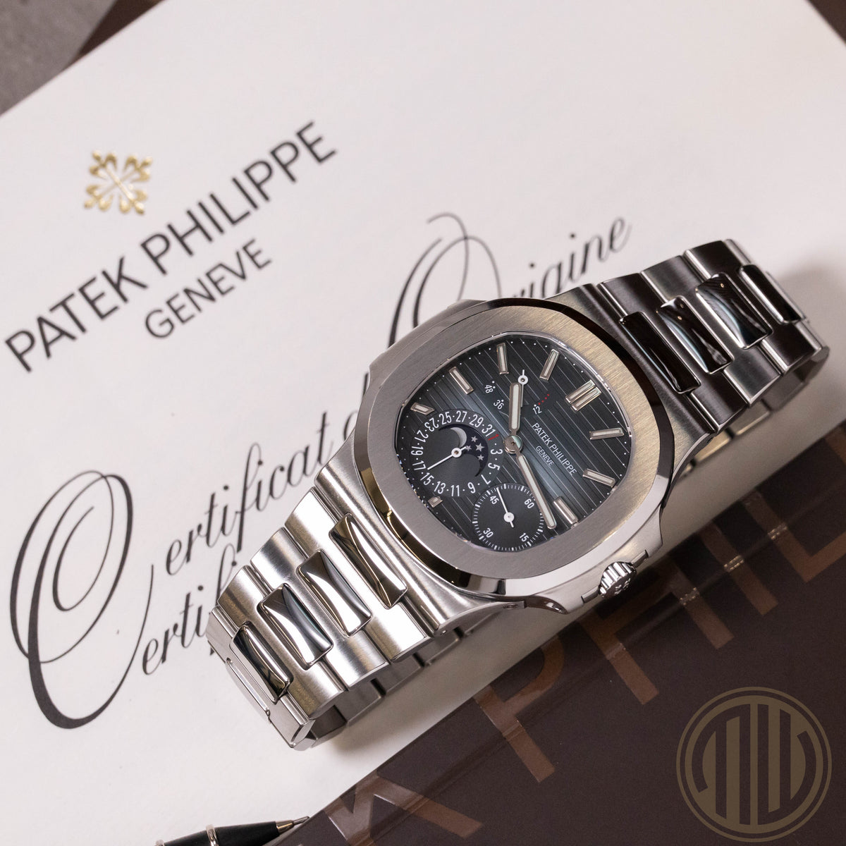 Patek Philippe Nautilus Blue Dial | Stainless-Steel | Box and Papers | 2010