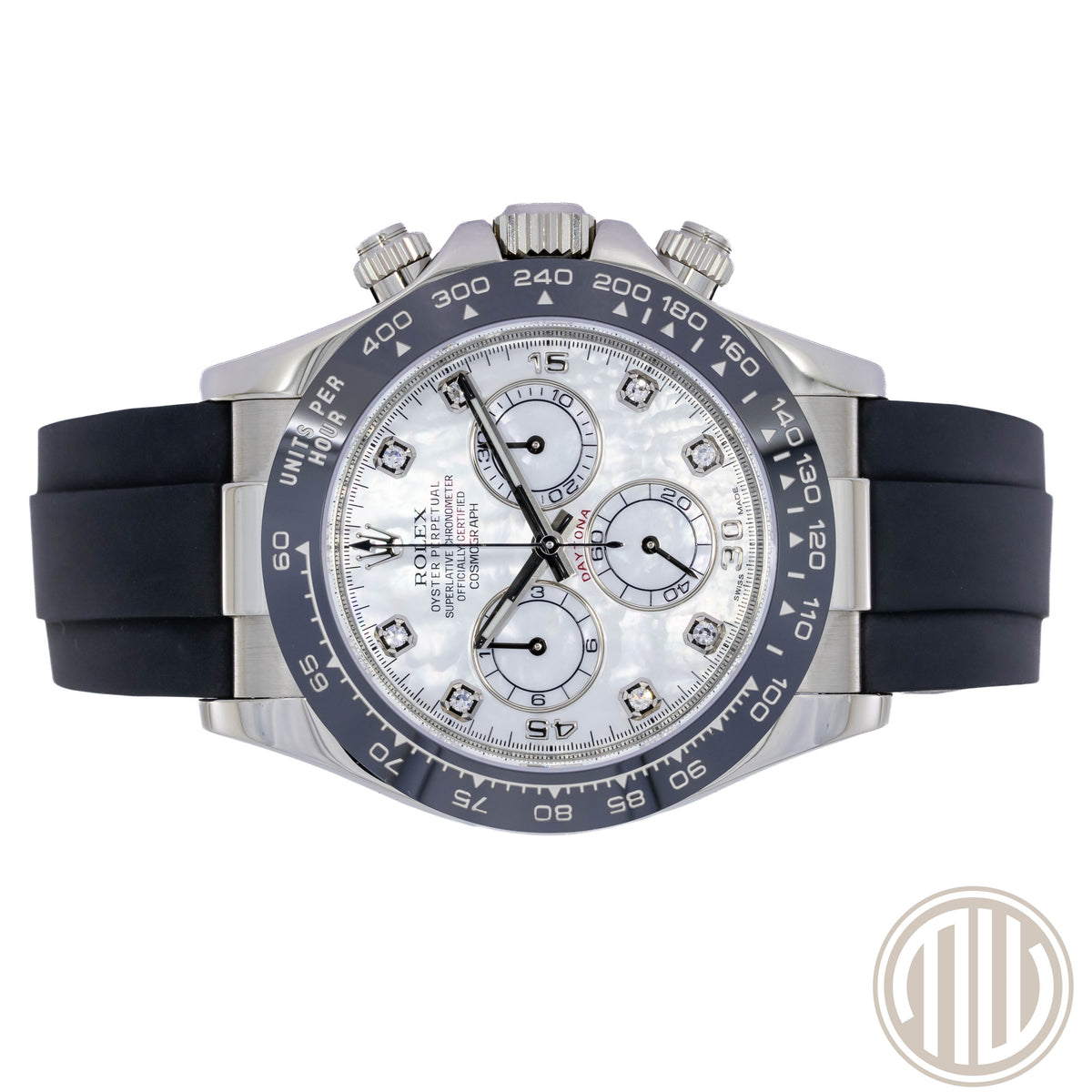 Rolex Daytona MOP Diamaond Dial | Whitegold | Box and Papers | 2020