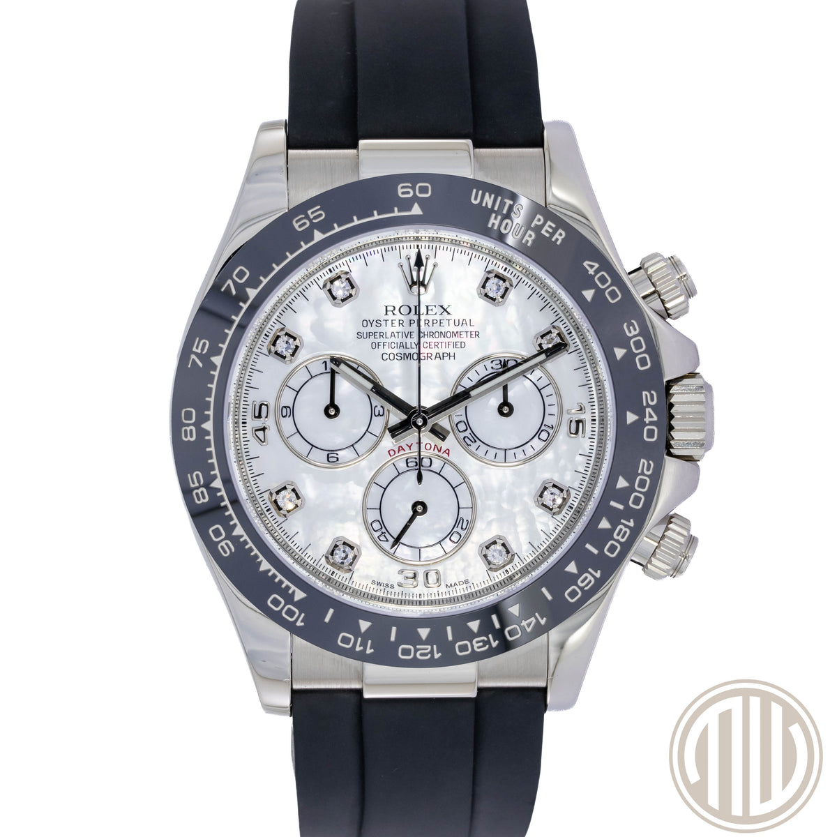 Rolex Daytona MOP Diamaond Dial | Whitegold | Box and Papers | 2020