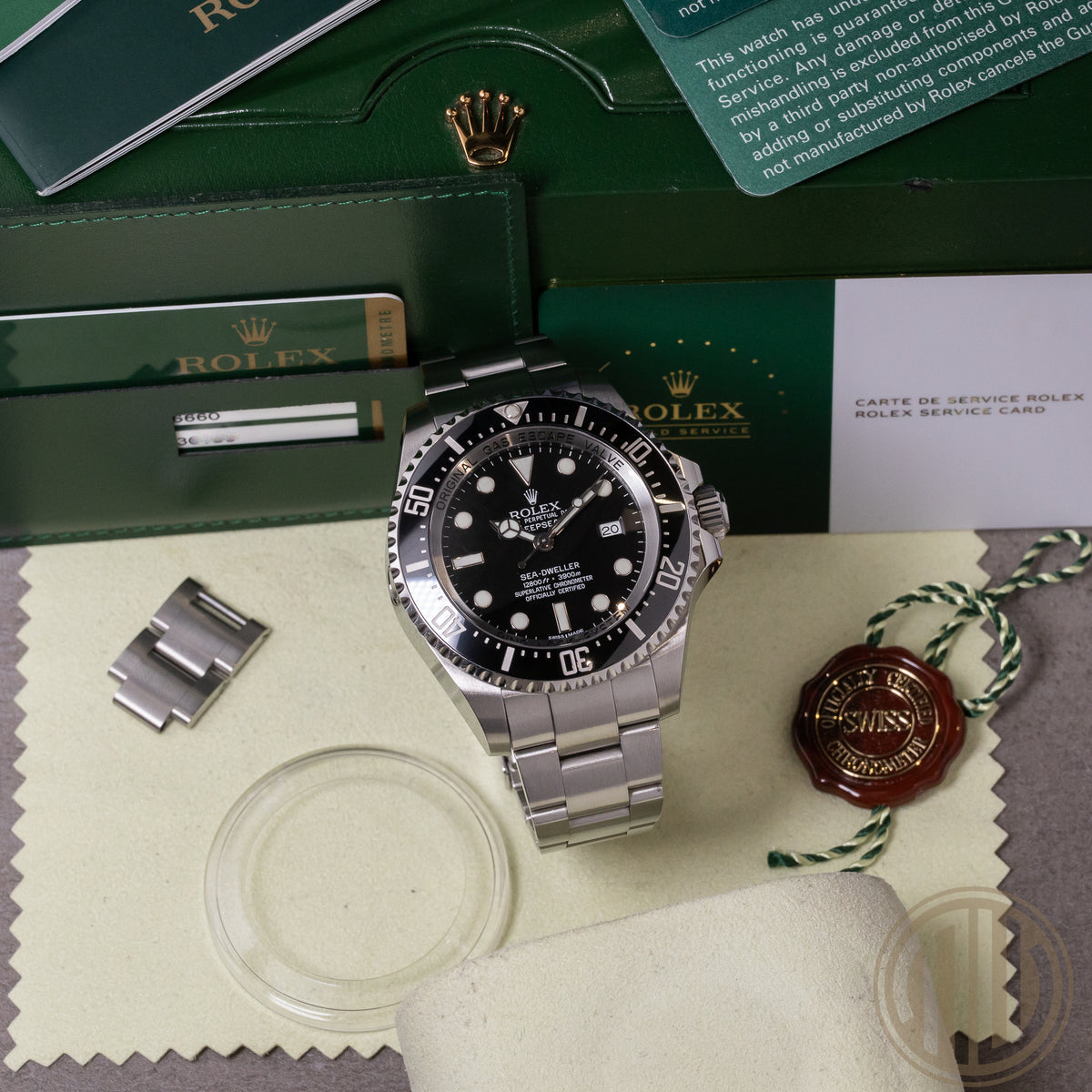 Rolex Sea-Dweller Deepsea Service | Rolex Warranty | Box and Papers | 2011
