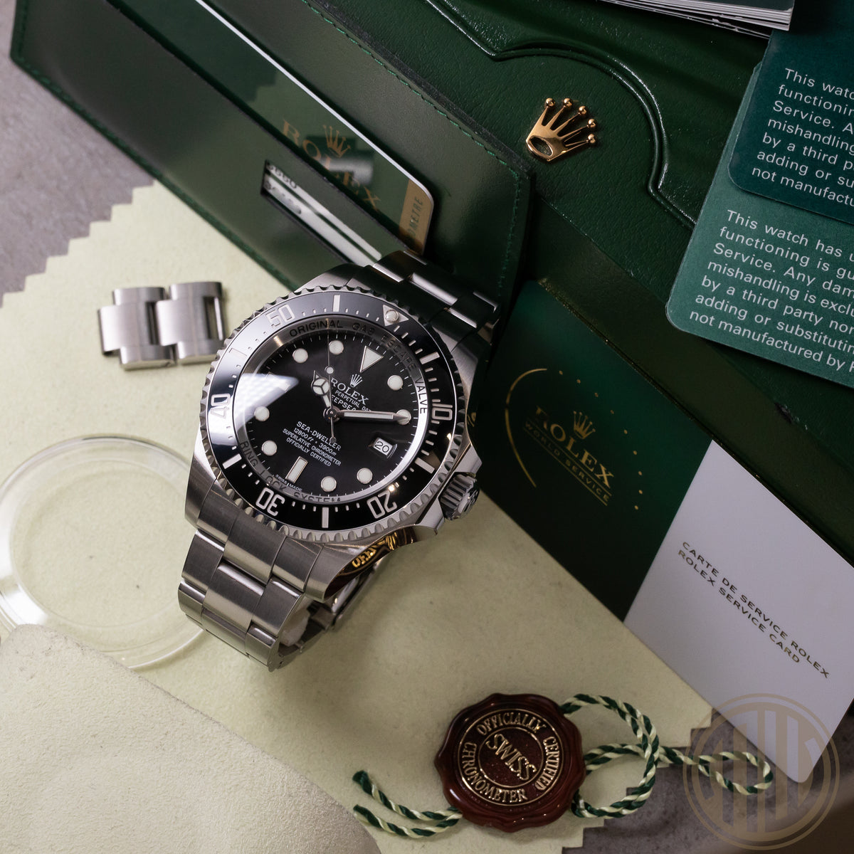 Rolex Sea-Dweller Deepsea Service | Rolex Warranty | Box and Papers | 2011