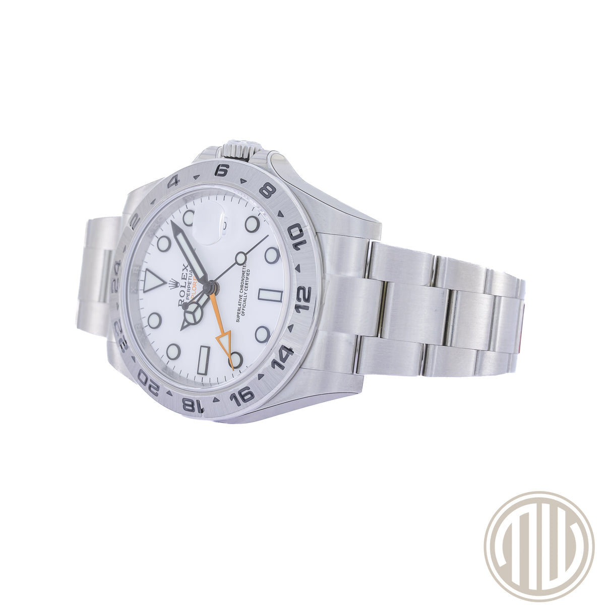 Rolex Explorer II White Dial New | Full-Sticker | Lc100 | Box and Papers | 2017