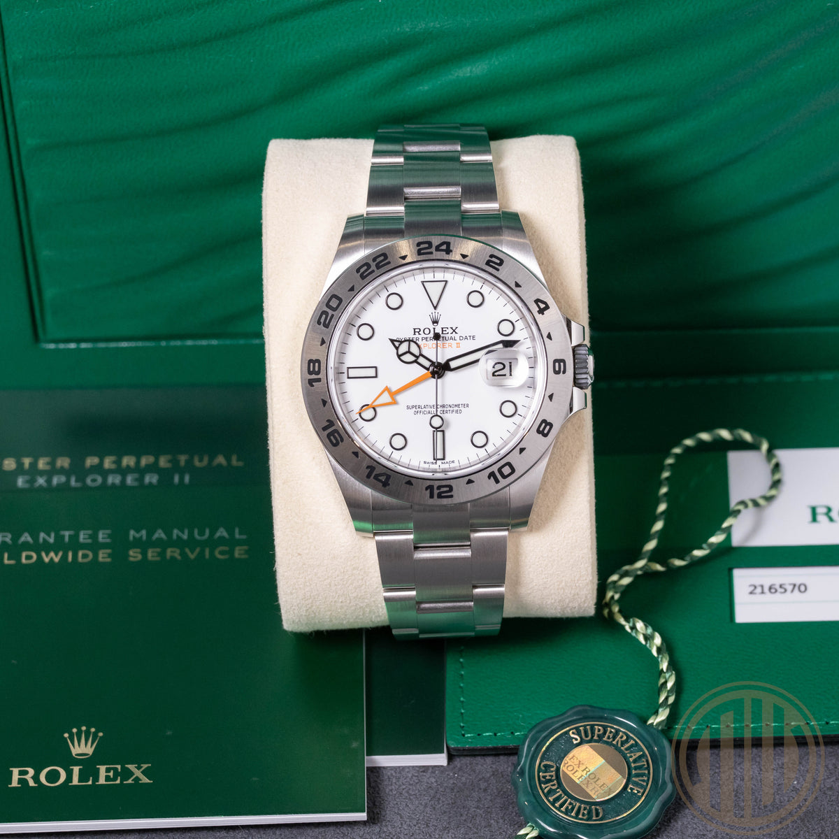 Rolex Explorer II White Dial | Orig.Bill New | Unworn | Box and Papers | 2019