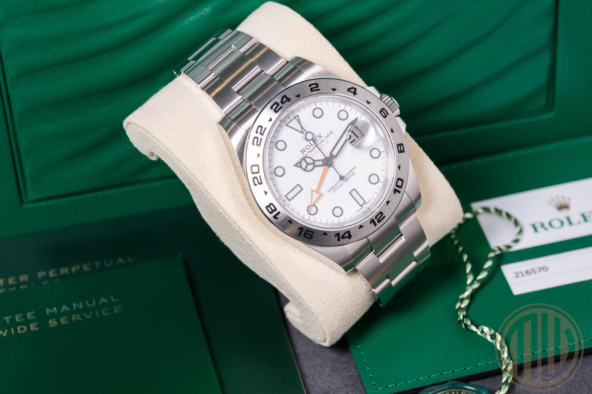 Rolex Explorer II White Dial | Orig.Bill New | Unworn | Box and Papers | 2019