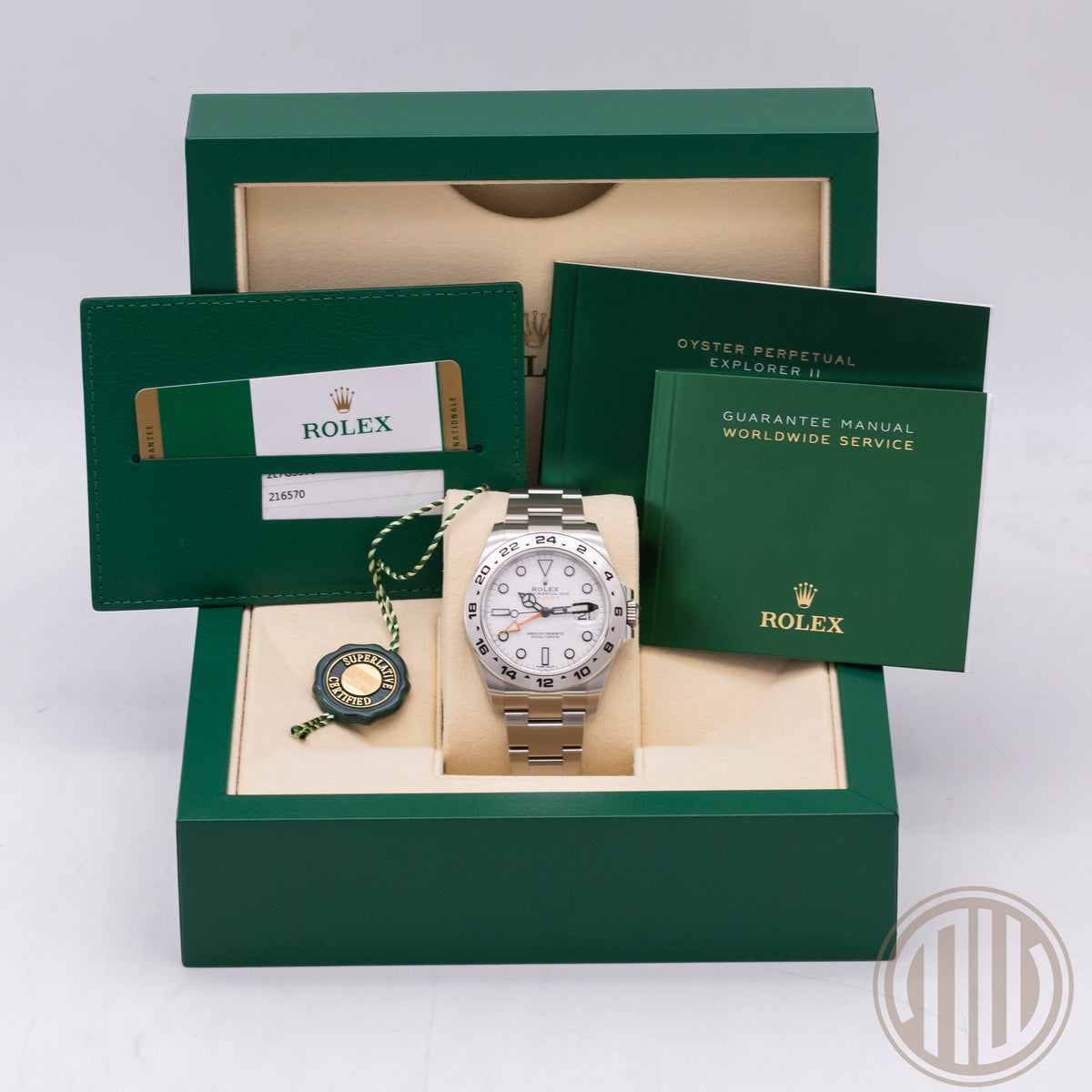 Rolex Explorer II White Dial | Orig.Bill New | Unworn | Box and Papers | 2019