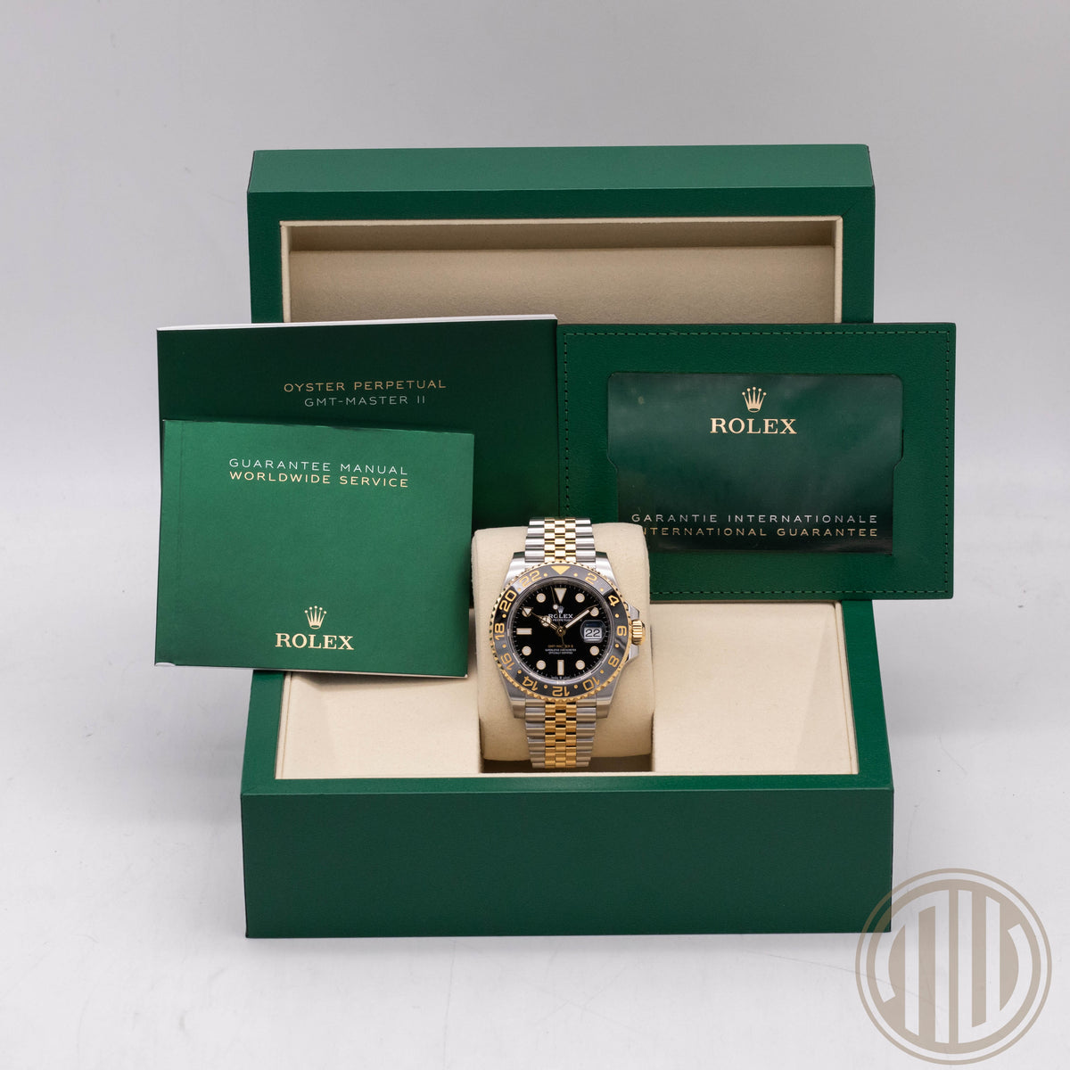 Rolex GMT-Master II Bicolor | Orig.Invoice | Jubilee | Box and Papers | 2025 | 126713GRNR
