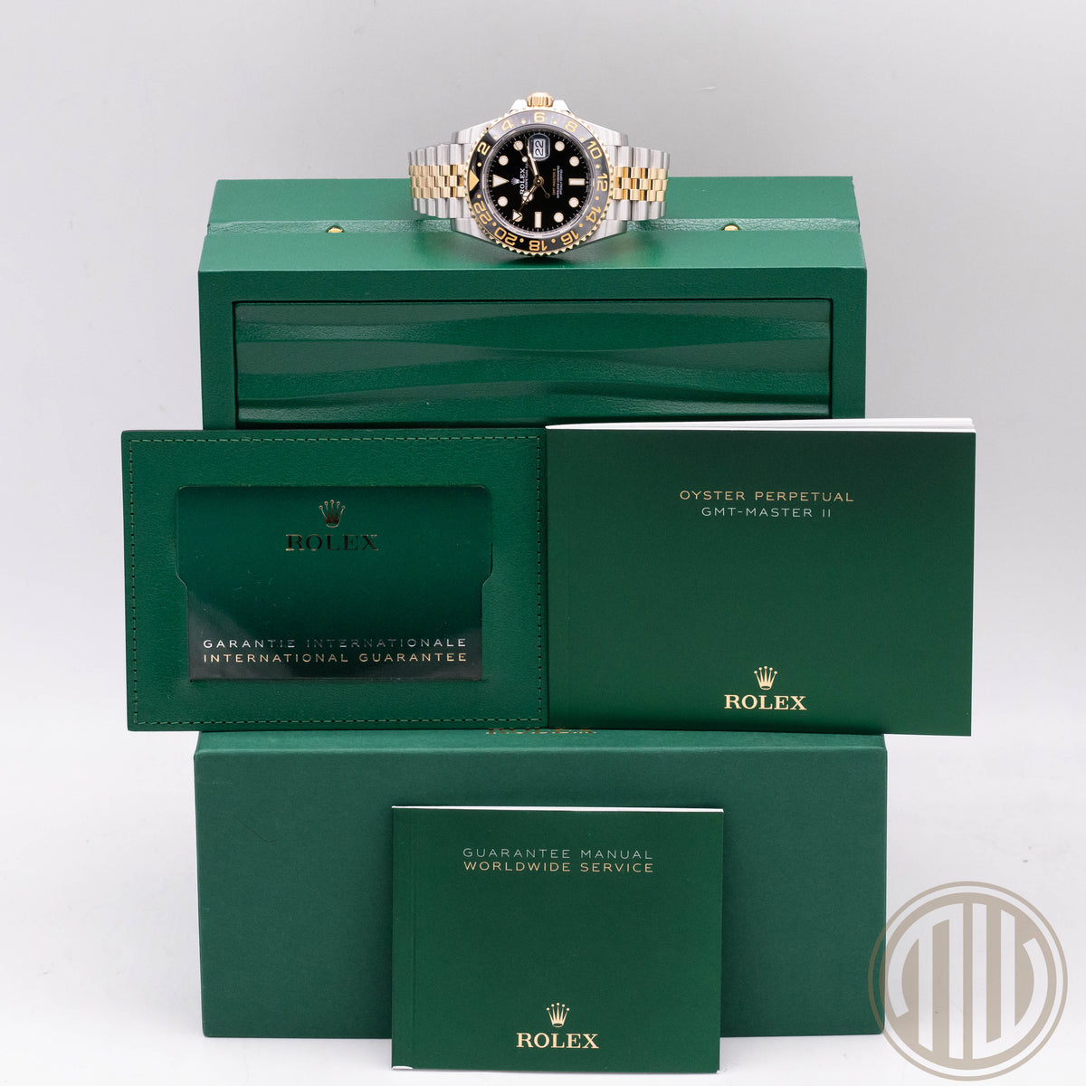 Rolex GMT-Master II Bicolor | Orig.Invoice | Jubilee | Box and Papers | 2025 | 126713GRNR