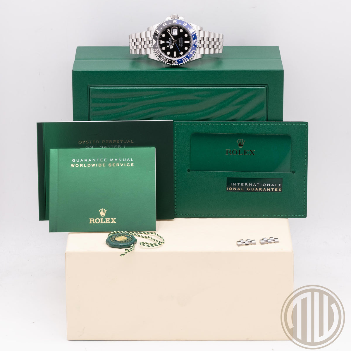 Rolex GMT-Master II Batgirl | Jubilee-Bracelet | Box and Papers | 2022 | Ref: 126710BLNR