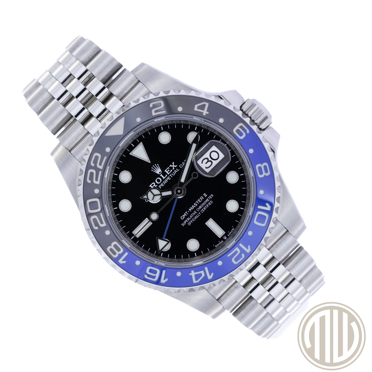 Rolex GMT-Master II Batgirl | Jubilee | LC100 | Box and Papers | 2019