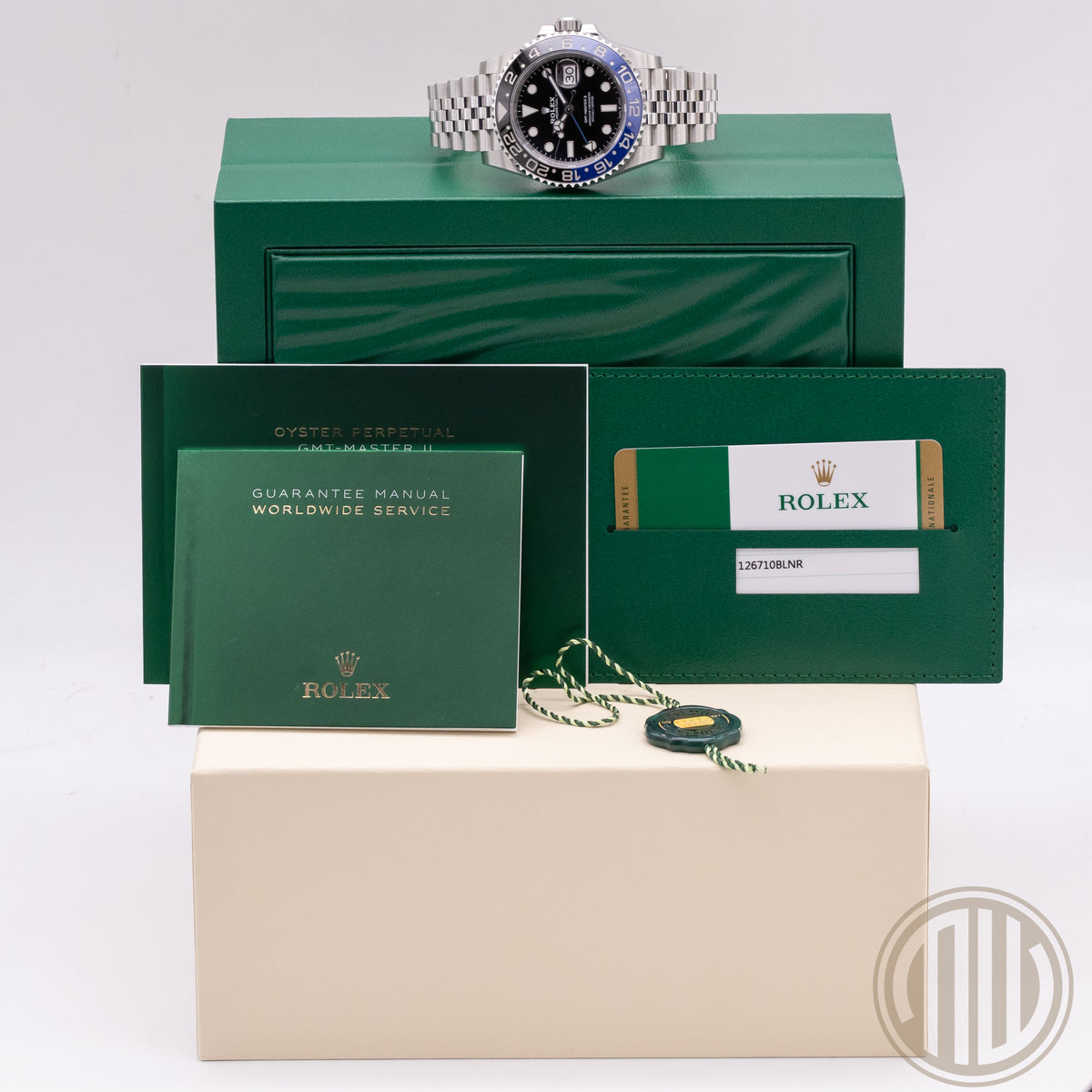 Rolex GMT-Master II Batgirl | Jubilee | LC100 | Box and Papers | 2019