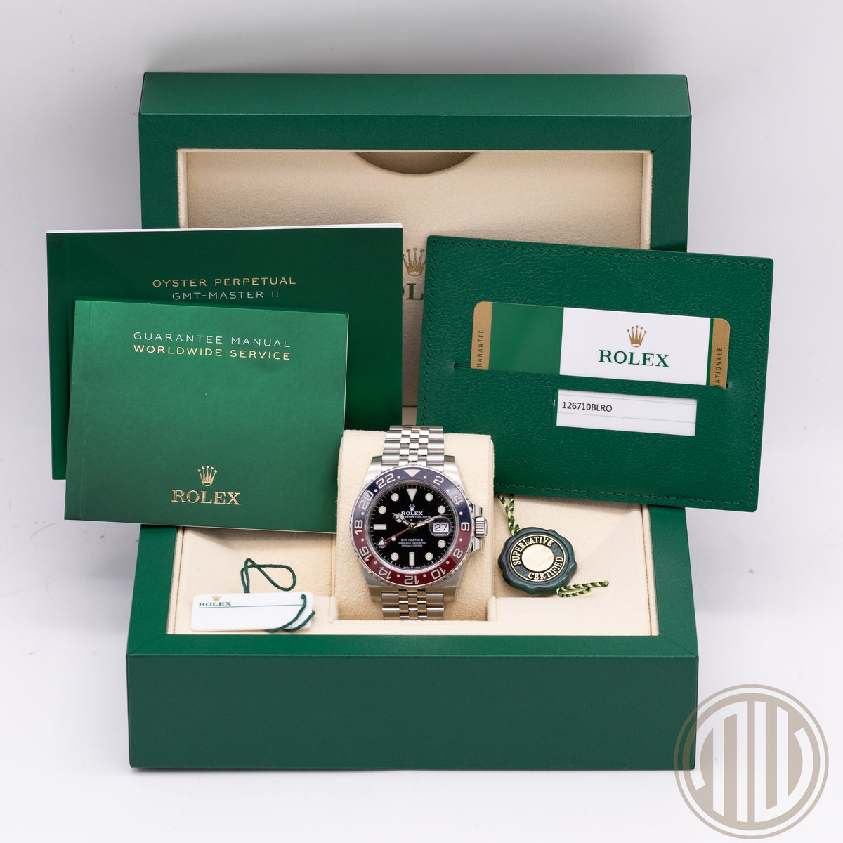 Rolex GMT-Master II Pepsi | Jubilee | Box and Papers | 2020 | 126710BLRO