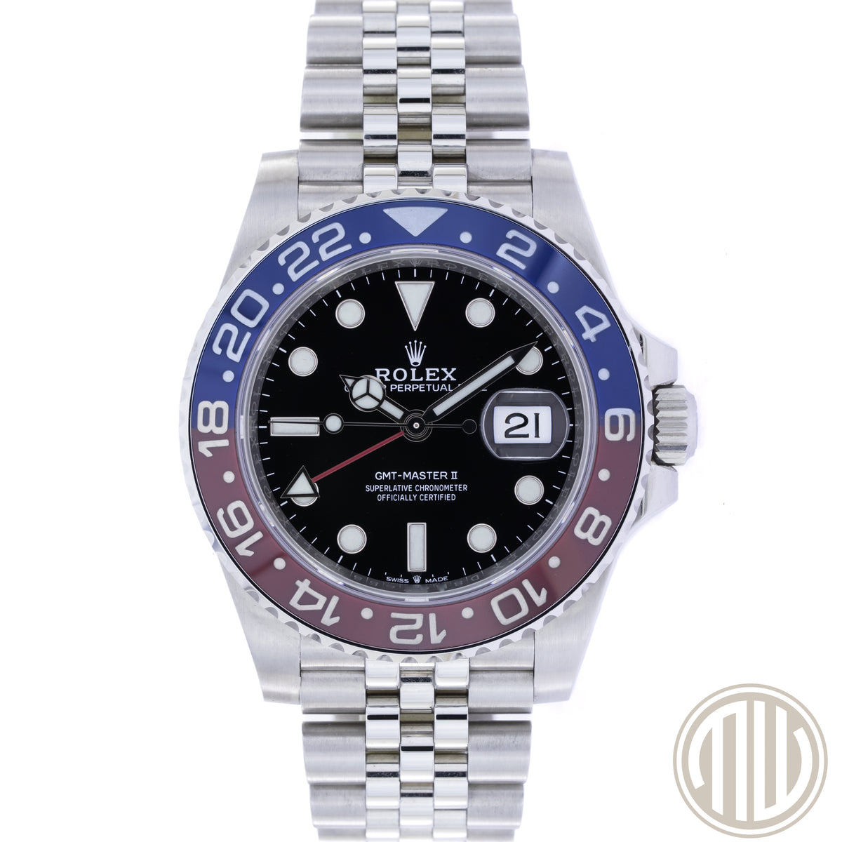 Rolex GMT-Master II Pepsi | Jubilee | Box and Papers | 2021 | 126710BLRO