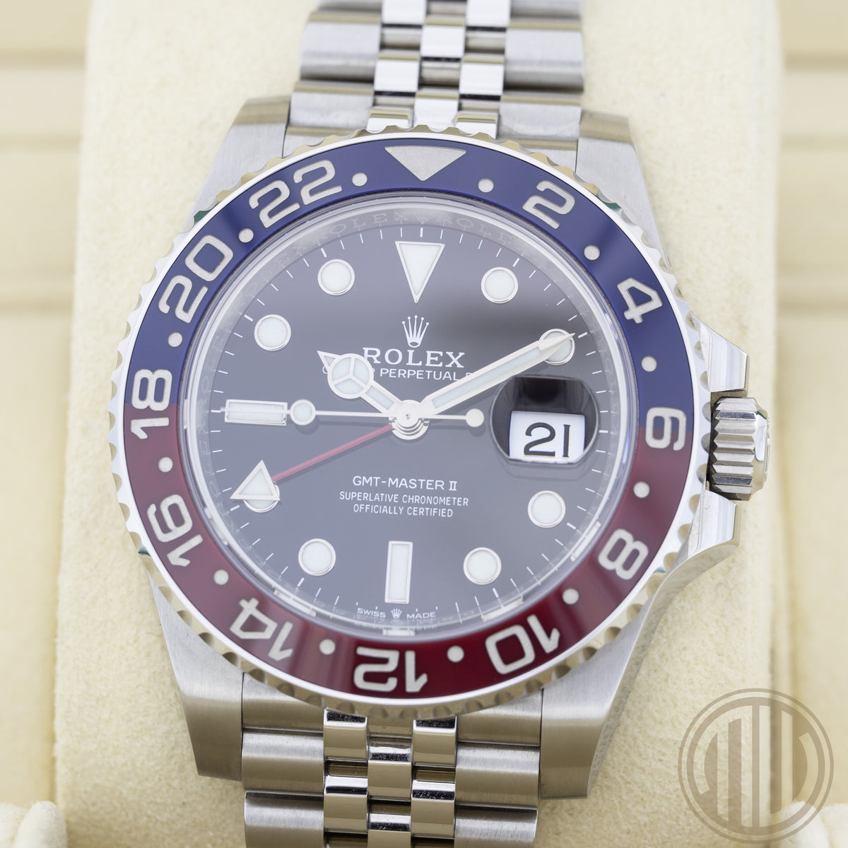 Rolex GMT-Master II Pepsi | Jubilee | Box and Papers | 2021 | 126710BLRO