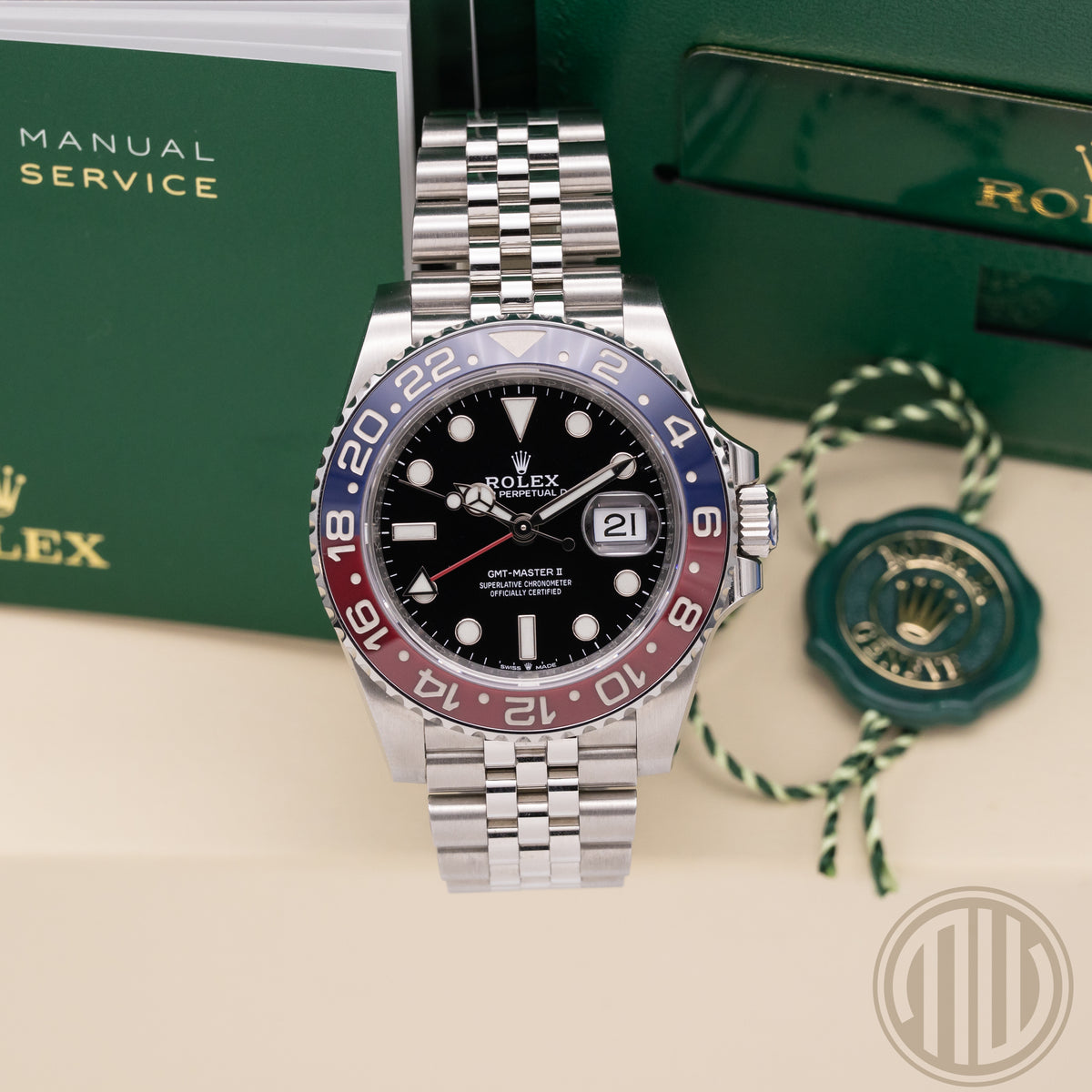 Rolex GMT-Master II Pepsi | Jubilee | Box and Papers | 2021 | 126710BLRO