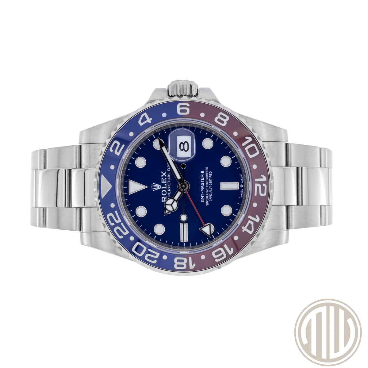 Rolex GMT-Master II 18kt Whitegold | Blue Dial | Box and Papers | 2023 | 126719BLRO