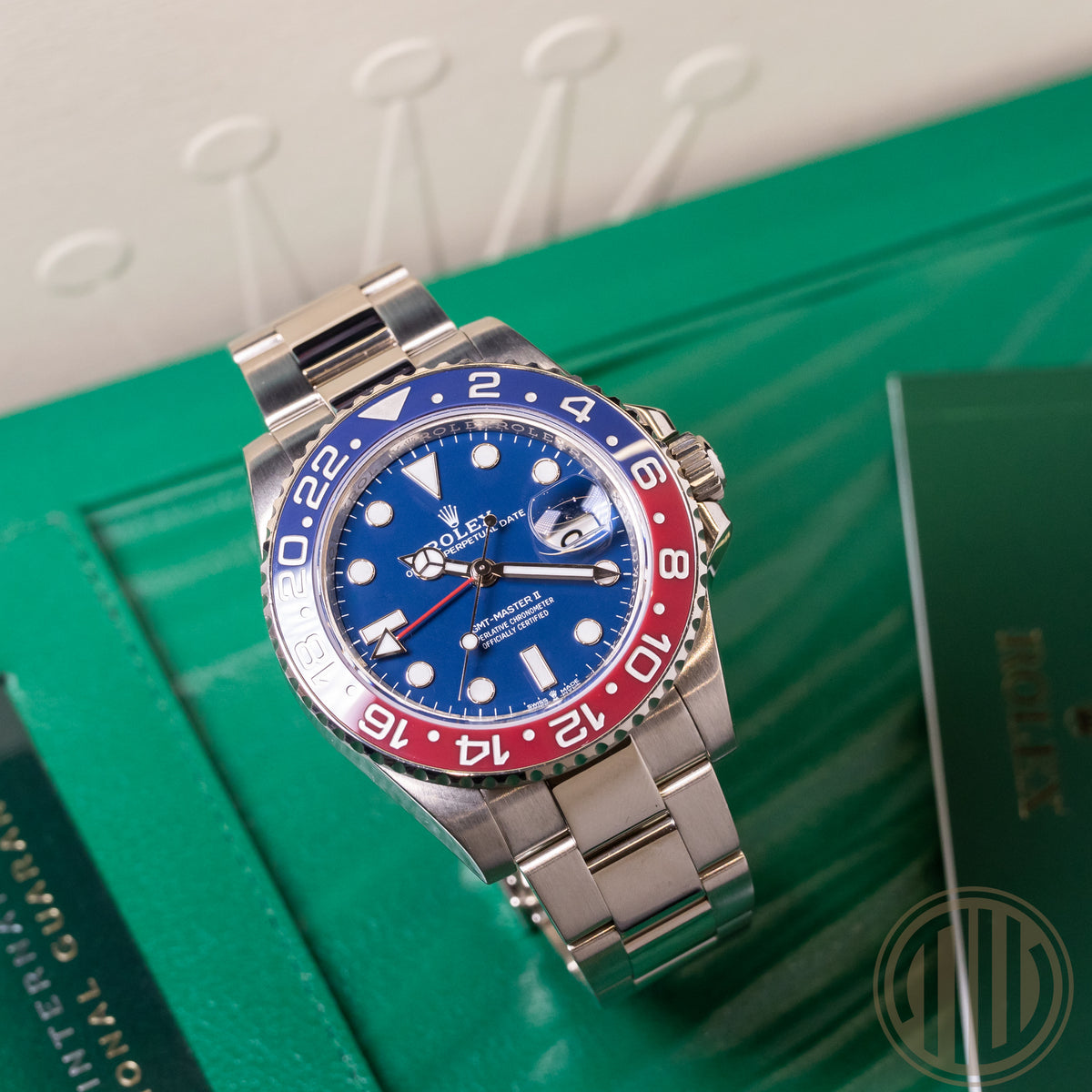 Rolex GMT-Master II 18kt Whitegold | Blue Dial | Box and Papers | 2023 | 126719BLRO