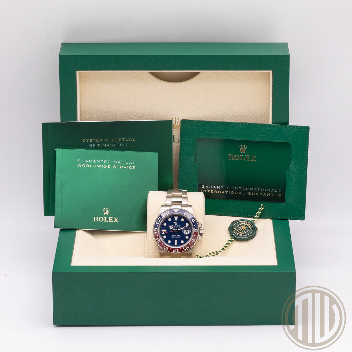 Rolex GMT-Master II 18kt Whitegold | Blue Dial | Box and Papers | 2023 | 126719BLRO