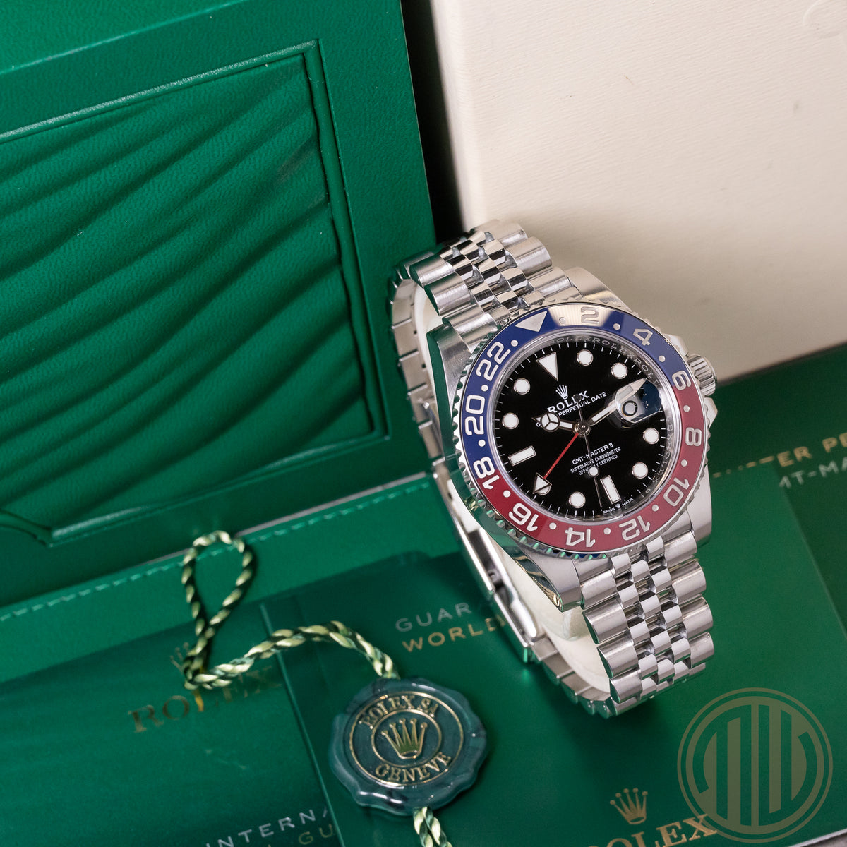Rolex GMT-Master II Pepsi | Jubilee | Box and Papers | 2021 | 126710BLRO