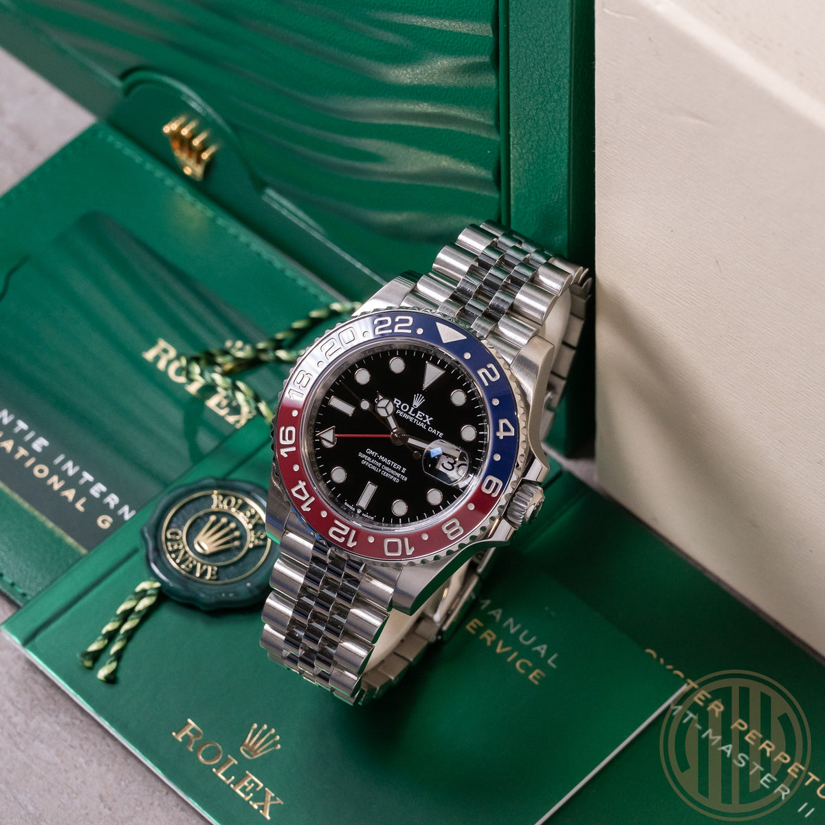 Rolex GMT-Master II Pepsi | Jubilee | Box and Papers | 2021 | 126710BLRO