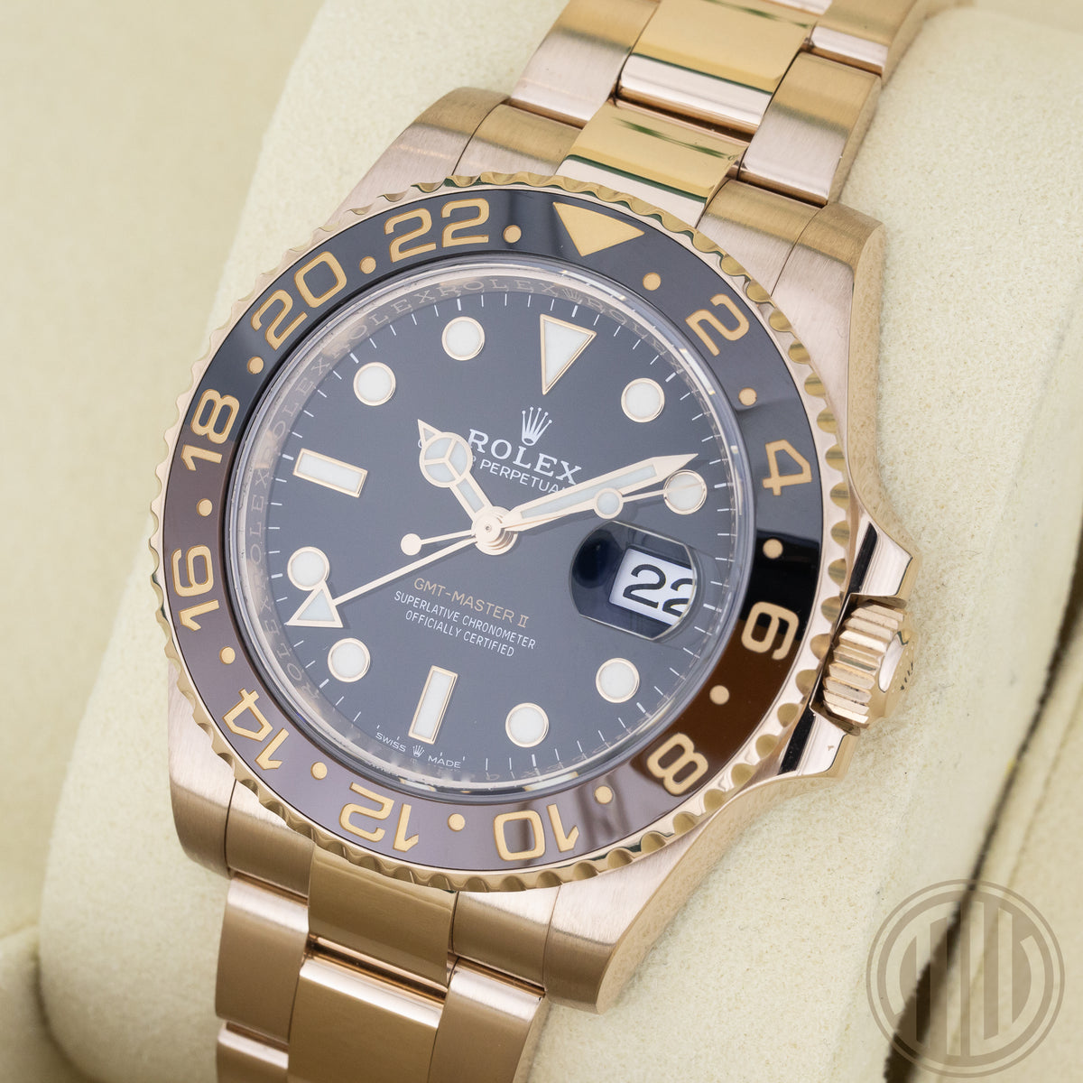 Rolex GMT-Master II 18kt Everose | Rootbeer | Box and Papers | 2019 | 126715CHNR