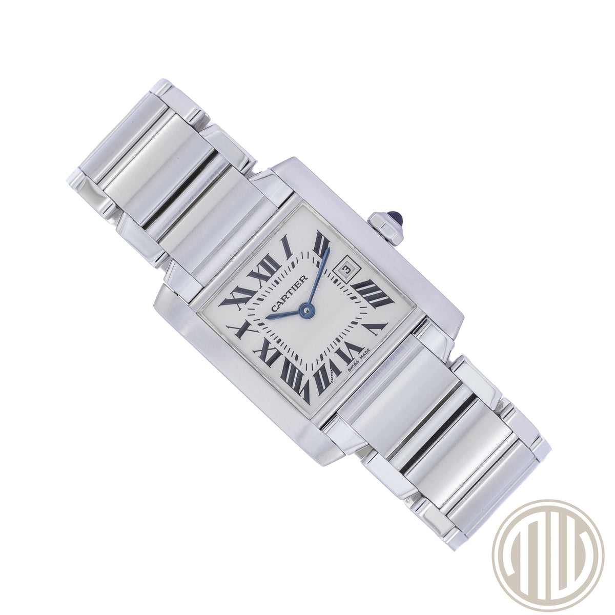 Cartier Tank Française White Dial | Stainless-Steel | Perfect Condition | 2465