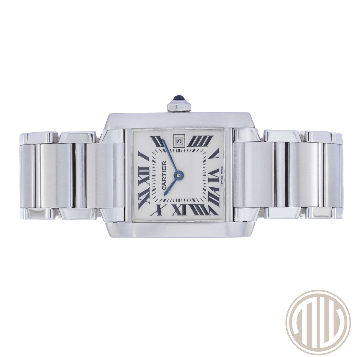 Cartier Tank Française White Dial | Stainless-Steel | Perfect Condition | 2465