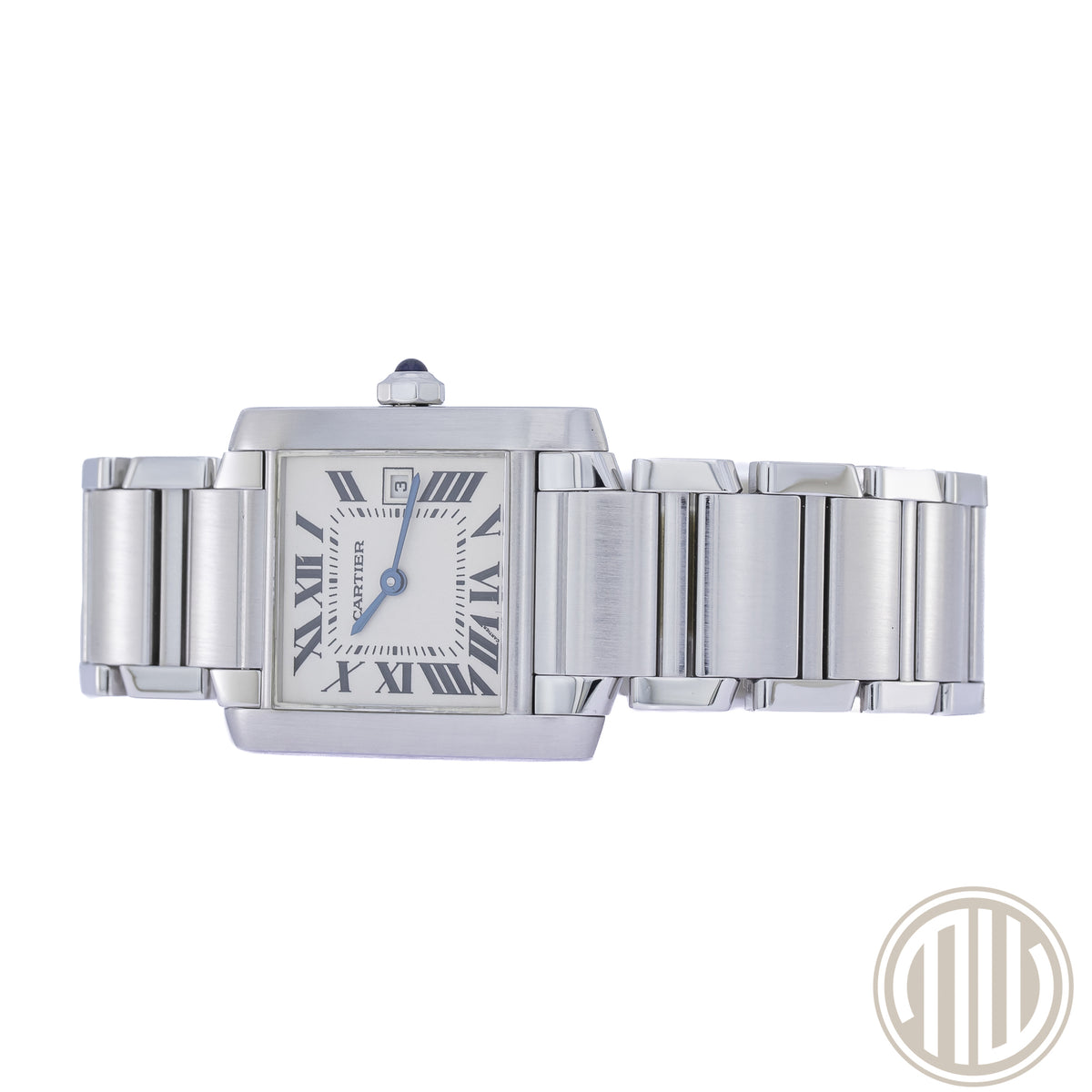 Cartier Tank Française White Dial | Stainless-Steel | Perfect Condition | 2465
