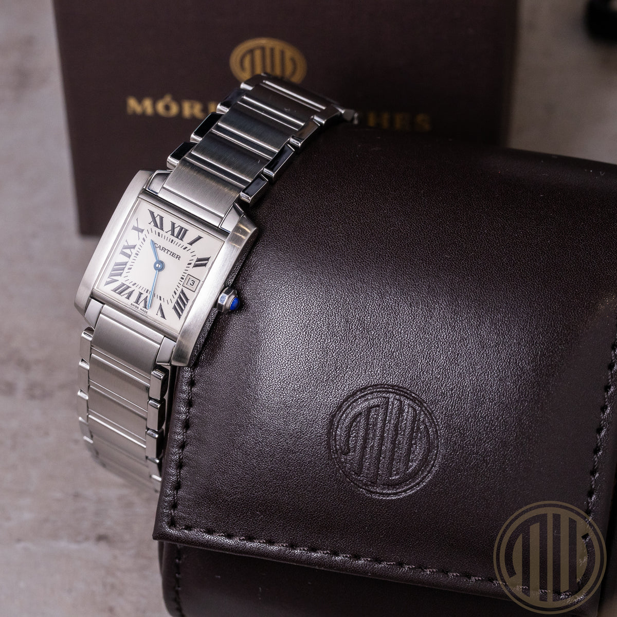 Cartier Tank Française White Dial | Stainless-Steel | Perfect Condition | 2465