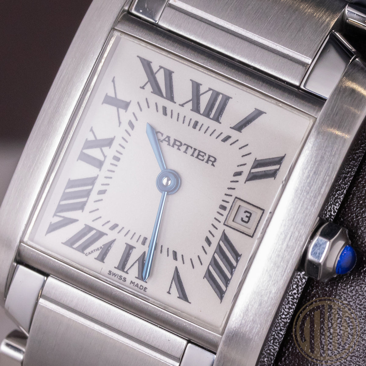 Cartier Tank Française White Dial | Stainless-Steel | Perfect Condition | 2465