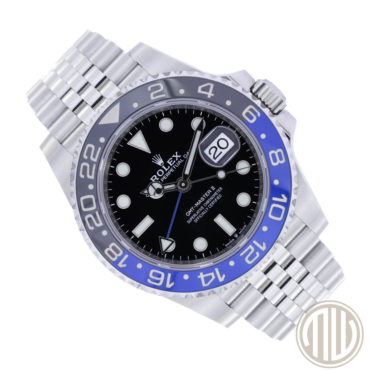 Rolex GMT-Master II Batgirl | Jubilee | Lc100 | Box and Papers | 2019
