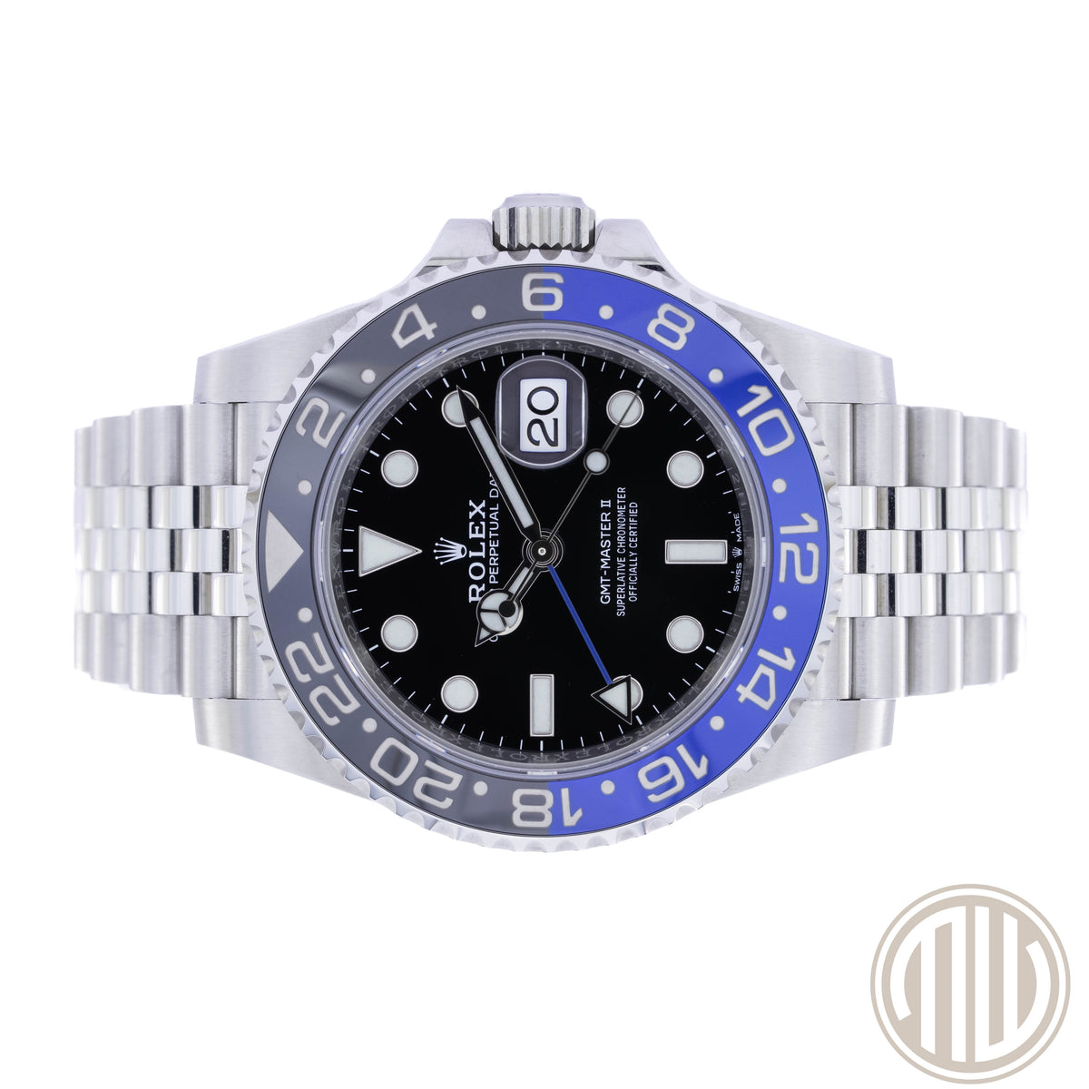 Rolex GMT-Master II Batgirl | Jubilee | Lc100 | Box and Papers | 2019