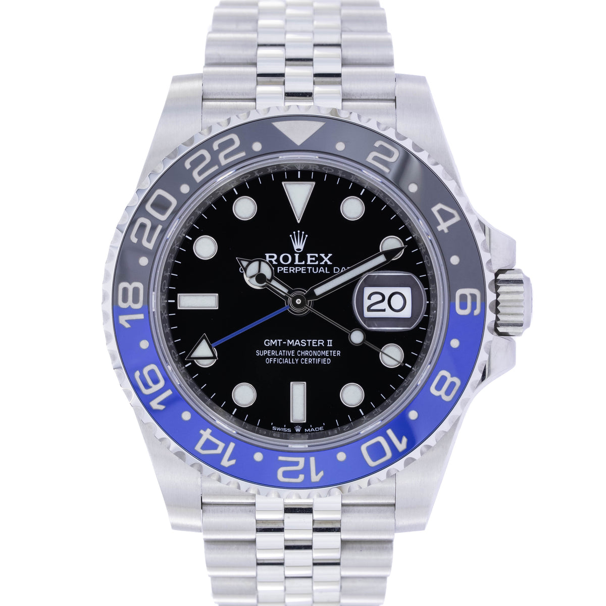 Rolex GMT-Master II Batgirl | Jubilee | Lc100 | Box and Papers | 2019