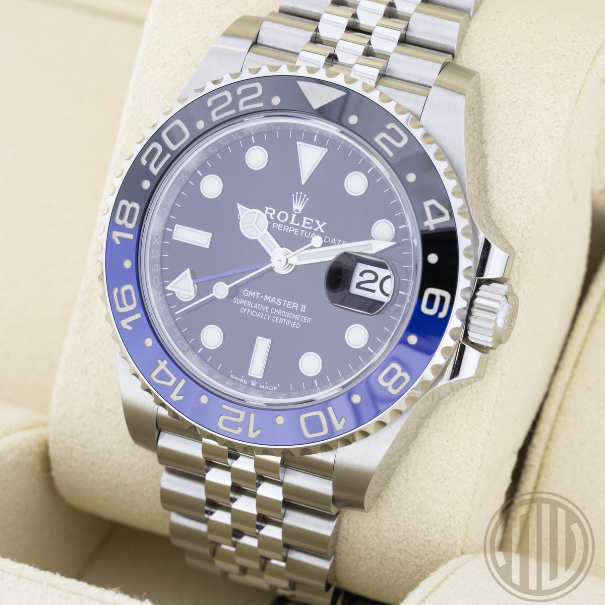 Rolex GMT-Master II Batgirl | Jubilee | Lc100 | Box and Papers | 2019
