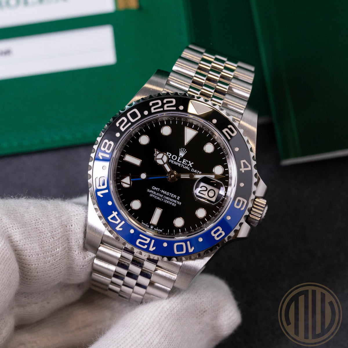 Rolex GMT-Master II Batgirl | Jubilee | Lc100 | Box and Papers | 2019