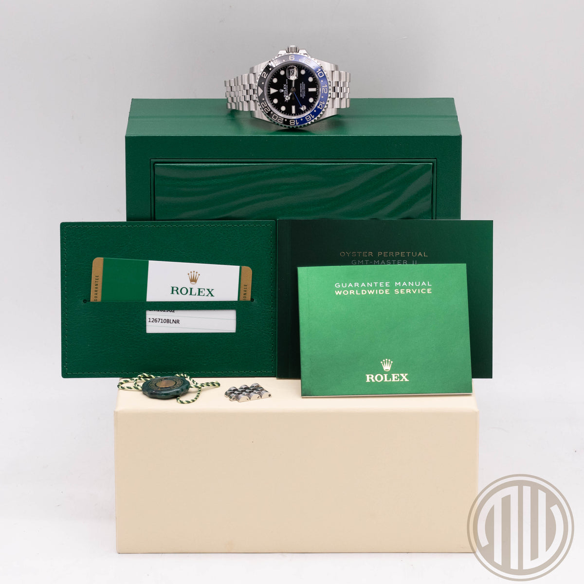 Rolex GMT-Master II Batgirl | Jubilee | Lc100 | Box and Papers | 2019