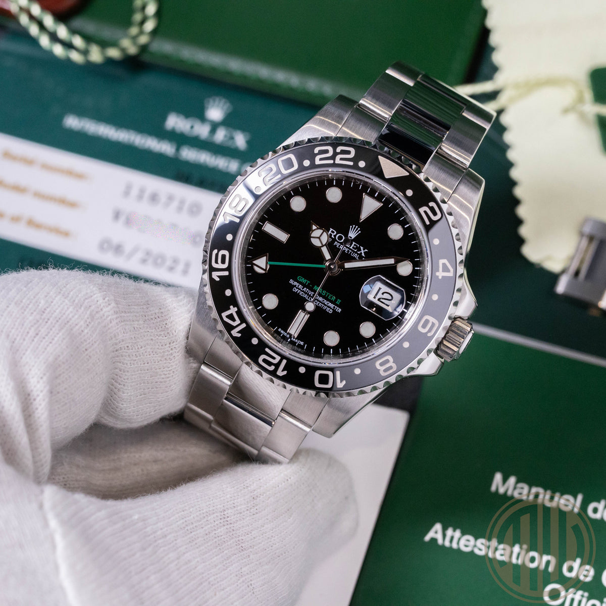 Rolex GMT-Master II Lc100 | Stainless-Steel | Fullset | 2010 | 116710LN