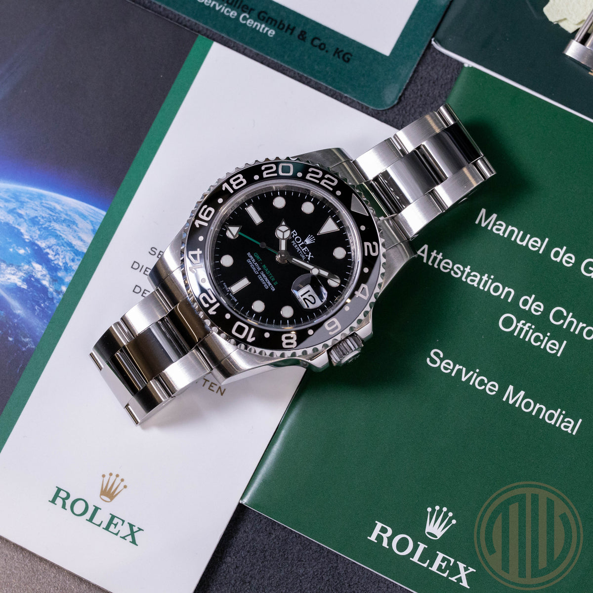 Rolex GMT-Master II Lc100 | Stainless-Steel | Fullset | 2010 | 116710LN