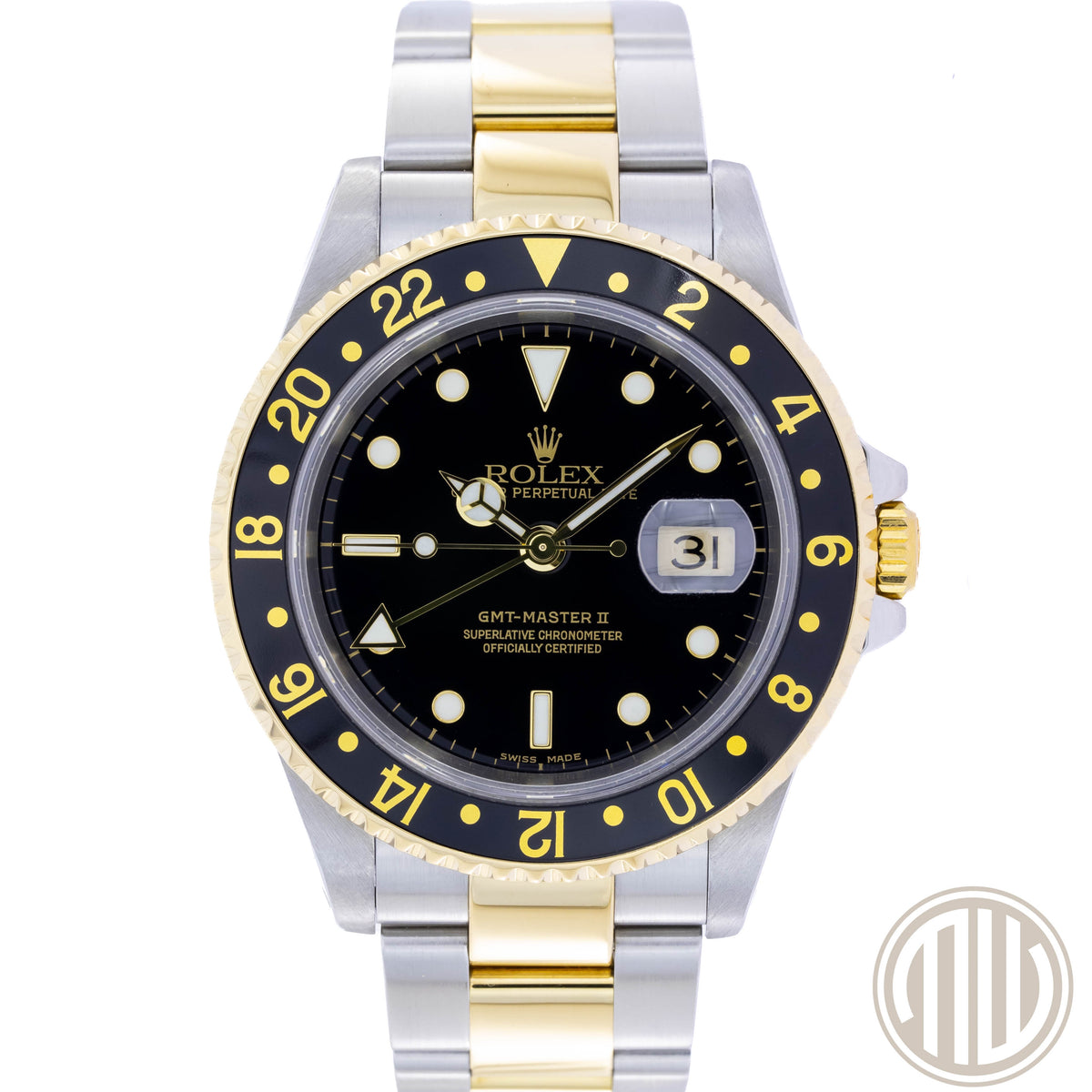Rolex GMT-Master II Bicolor | Black Dial | Box and Papers | 2003