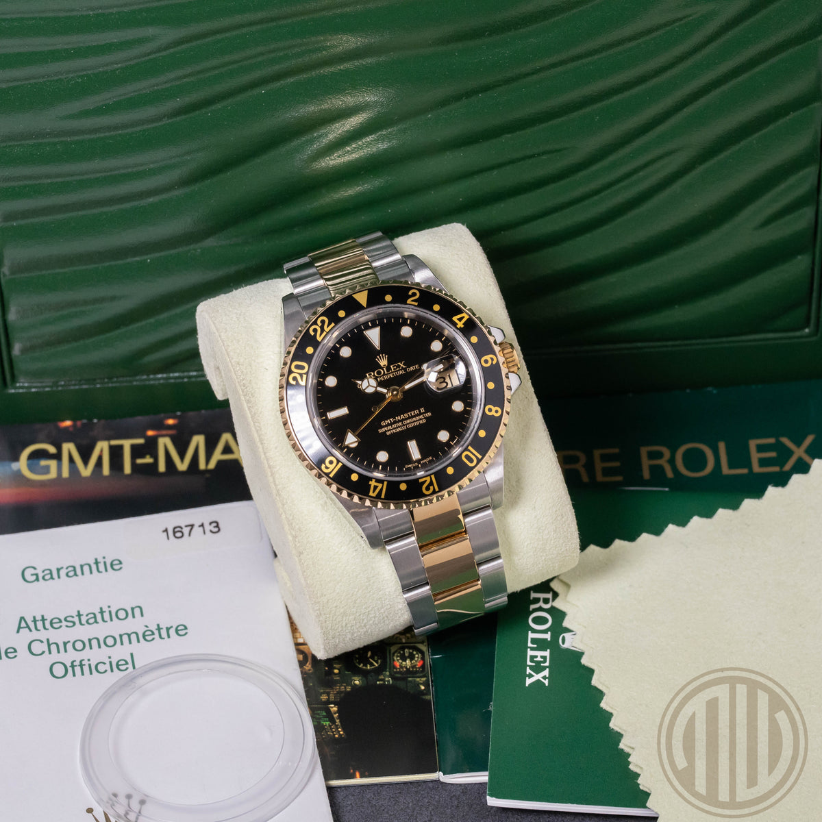 Rolex GMT-Master II Bicolor | Black Dial | Box and Papers | 2003