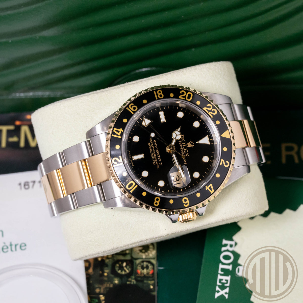 Rolex GMT-Master II Bicolor | Black Dial | Box and Papers | 2003