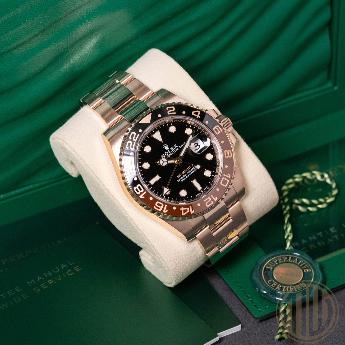 Rolex GMT-Master II Rootbeer | New | Unworn | Box and Papers | 2022 | 126715CHNR