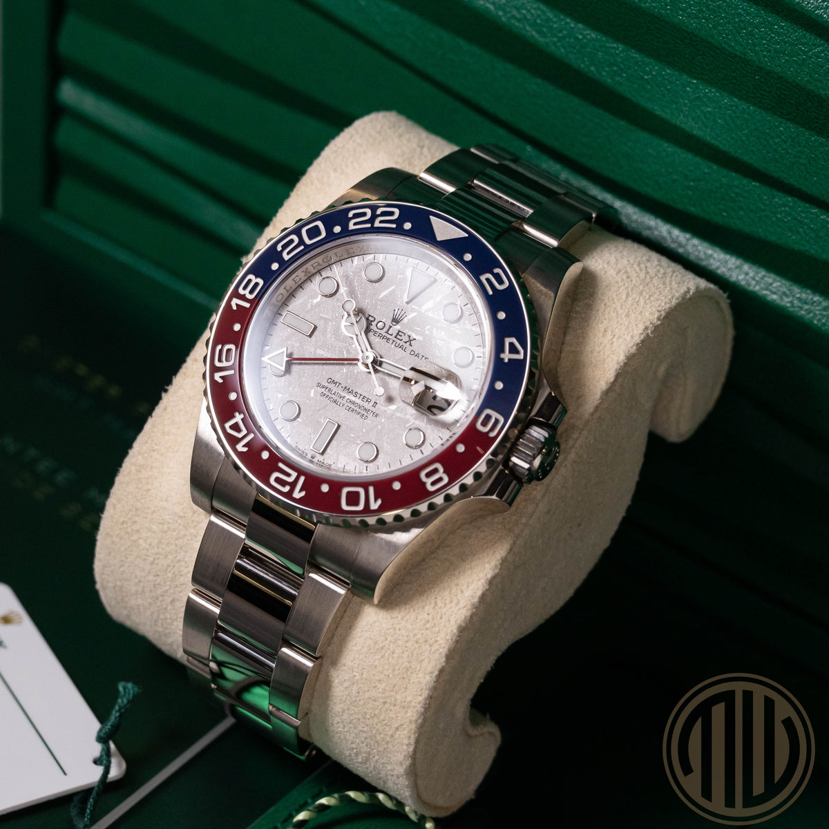 Rolex GMT-Master II Meteorit Dial | 18kt Whitegold | Box and Papers | 2025