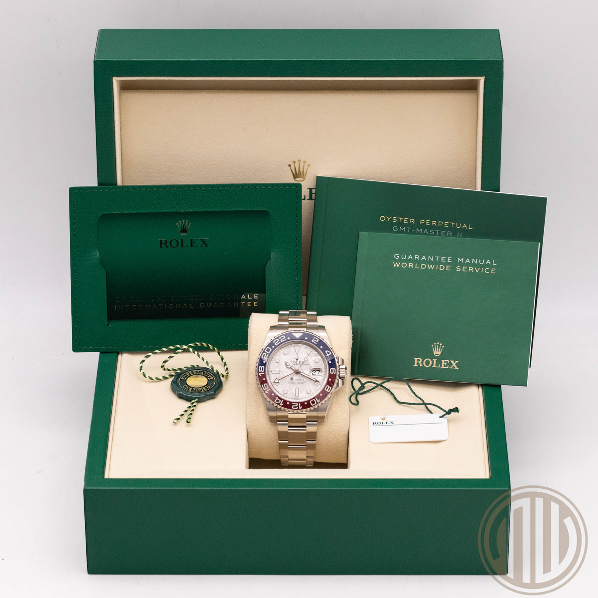 Rolex GMT-Master II Meteorit Dial | 18kt Whitegold | Box and Papers | 2025