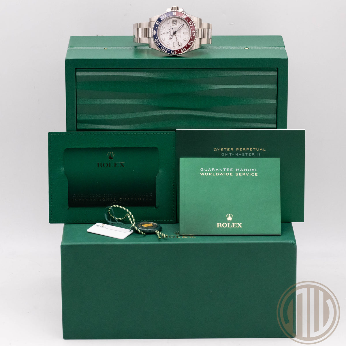 Rolex GMT-Master II Meteorit Dial | 18kt Whitegold | Box and Papers | 2025