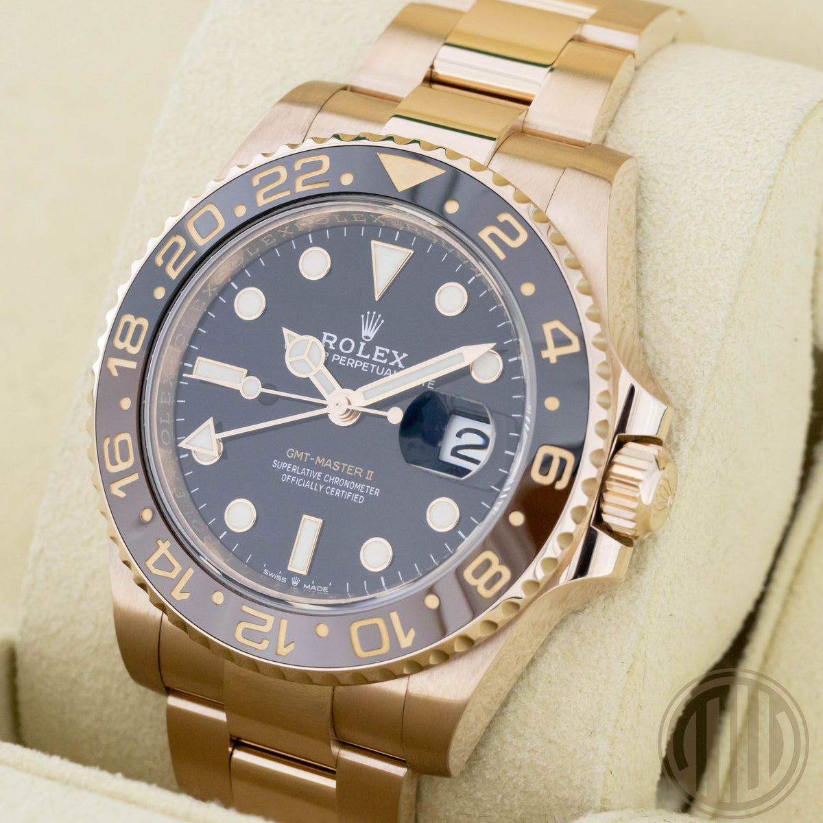 Rolex GMT-Master II 18kt Everose | Rootbeer | Box and Papers | 2021 | 126715CHNR